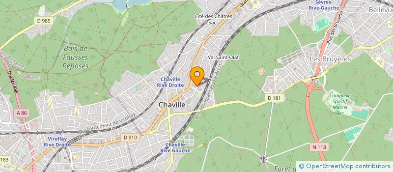 localisation de l'entreprise MONSIEUR BERNARD CARRETERO à CHAVILLE