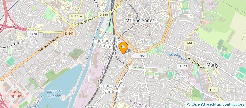 localisation de l'entreprise MONSIEUR BERNARD CARREZ à VALENCIENNES