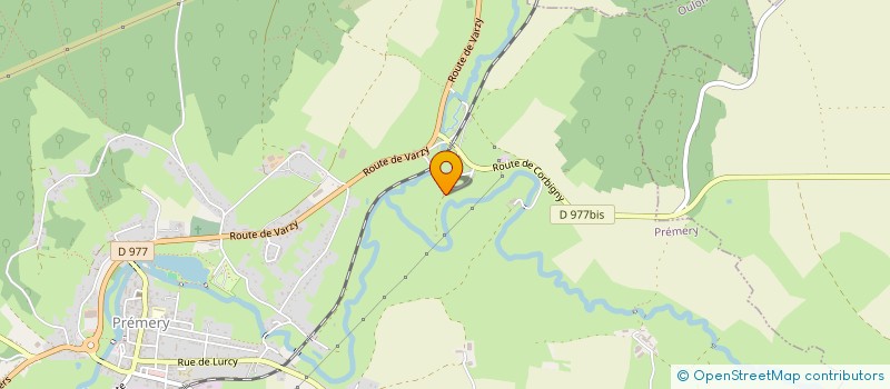 localisation de l'entreprise MONSIEUR BERNARD CARROY  PREMERY