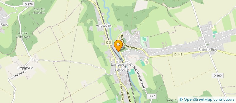 localisation de l'entreprise MONSIEUR BERNARD CARTIER  LONGUEVILLE-SUR-SCIE