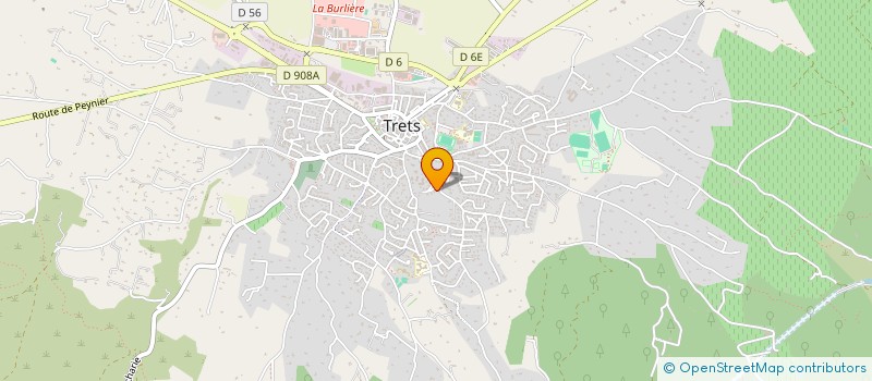 localisation de l'entreprise MONSIEUR BERNARD CASABURI à TRETS