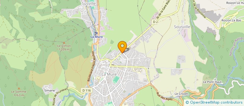 localisation de l'entreprise MONSIEUR BERNARD CASALI  LA MURE