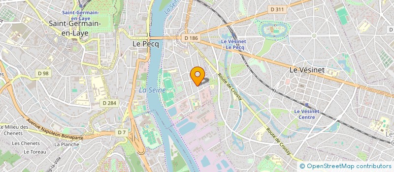 localisation de l'entreprise MONSIEUR BERNARD CASASSA  PECQ (LE)