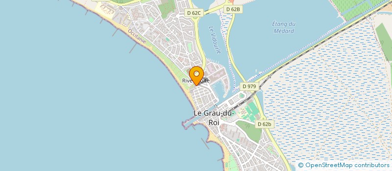 localisation de l'entreprise MONSIEUR BERNARD CASSAGNES  LE GRAU-DU-ROI