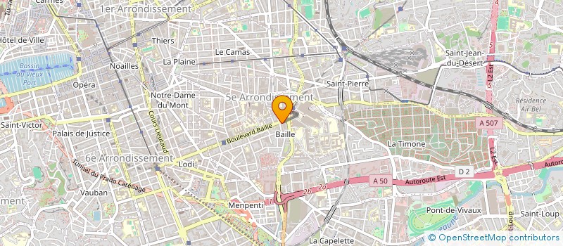 localisation de l'entreprise MONSIEUR BERNARD CASTELLI à MARSEILLE