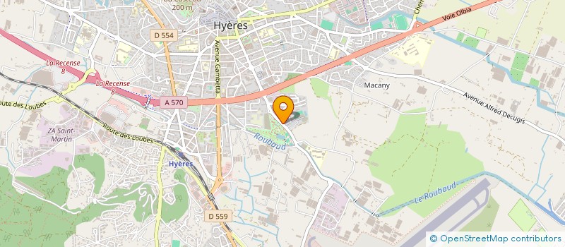 localisation de l'entreprise MONSIEUR BERNARD CATTEAU à HYERES