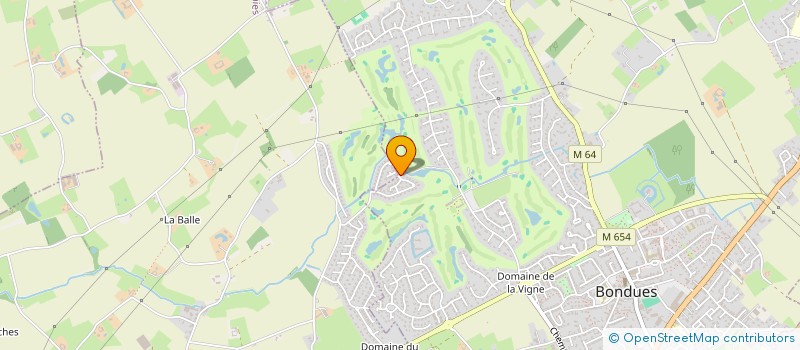 localisation de l'entreprise MONSIEUR BERNARD CAUDAL  BONDUES