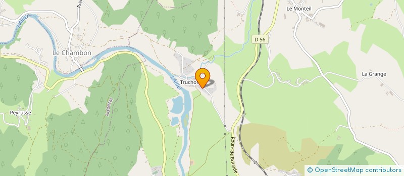 localisation de l'entreprise MONSIEUR BERNARD CAULE  CHASTEL