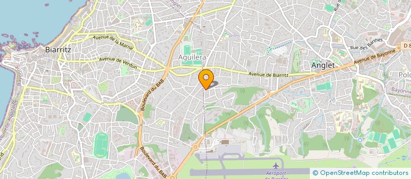 localisation de l'entreprise MONSIEUR BERNARD CAUPENNE à ANGLET