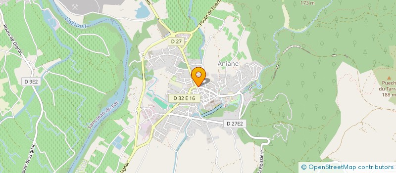 localisation de l'entreprise MONSIEUR BERNARD CAUSSE  ANIANE