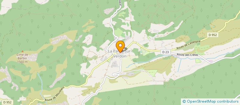 localisation de l'entreprise MONSIEUR BERNARD CAUVIN à LA PALUD-SUR-VERDON