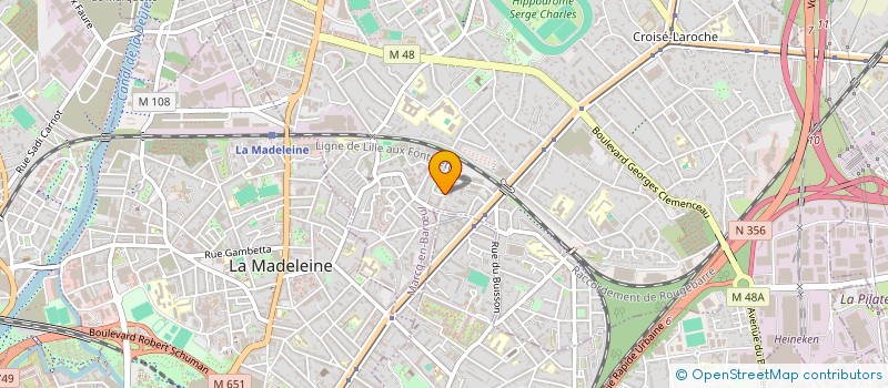 localisation de l'entreprise MONSIEUR BERNARD CAYET à MARCQ-EN-BARŒUL