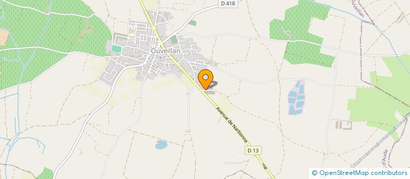 localisation de l'entreprise MONSIEUR BERNARD CAYUELA  OUVEILLAN