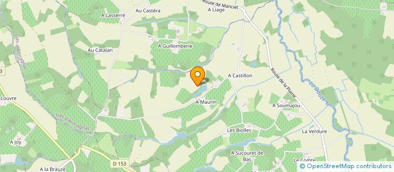 localisation de l'entreprise MONSIEUR BERNARD CAZAURAN  BOURROUILLAN