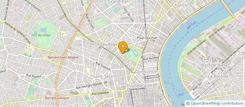 localisation de l'entreprise MONSIEUR BERNARD CAZAUX à BORDEAUX