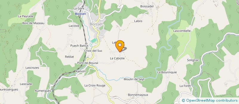 localisation de l'entreprise MONSIEUR BERNARD CAZEAUX à BOISSET