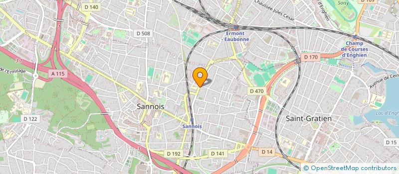 localisation de l'entreprise MONSIEUR BERNARD CAZERES à SANNOIS