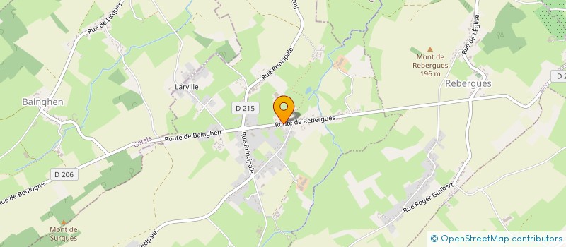 localisation de l'entreprise MONSIEUR BERNARD CAZIN  SURQUES