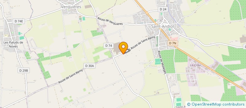 localisation de l'entreprise MONSIEUR BERNARD CERDA  SAINT-ANDIOL