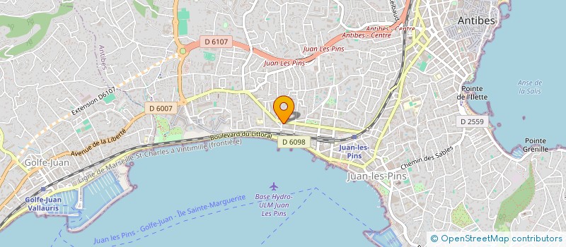 localisation de l'entreprise MONSIEUR BERNARD CERVERA à ANTIBES