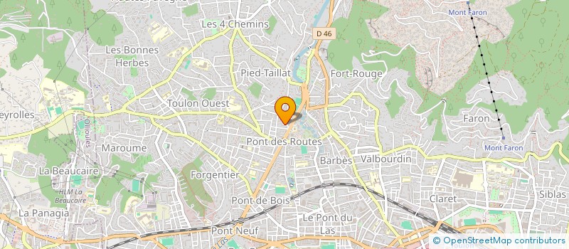 localisation de l'entreprise MONSIEUR BERNARD CESARI  TOULON