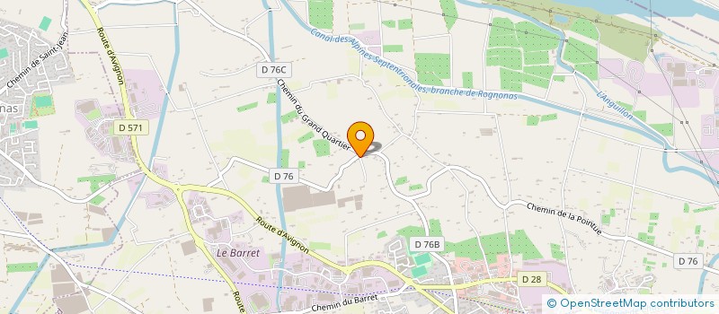 localisation de l'entreprise MONSIEUR BERNARD CESTIER à CHATEAURENARD