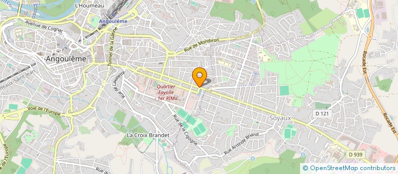 localisation de l'entreprise MONSIEUR BERNARD CHABANT à ANGOULEME