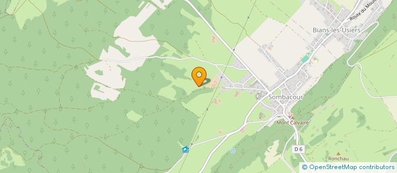 localisation de l'entreprise MONSIEUR BERNARD CHABOD  ARC SOUS CICON