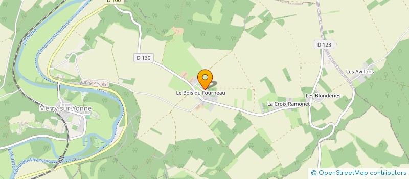 localisation de l'entreprise MONSIEUR BERNARD CHABOT à MERRY-SUR-YONNE