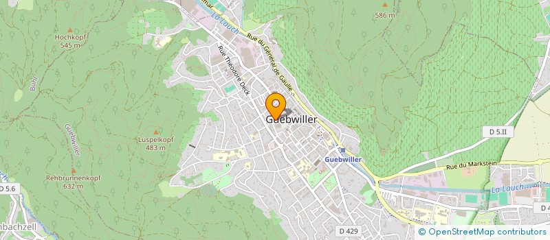 localisation de l'entreprise MONSIEUR BERNARD CHABOT  GUEBWILLER