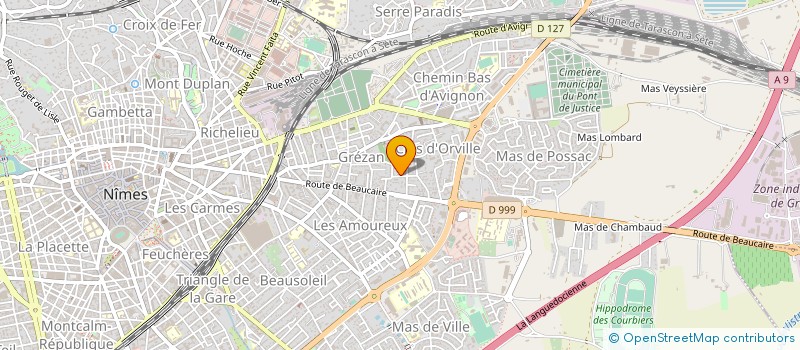 localisation de l'entreprise MONSIEUR BERNARD CHABROL  NIMES