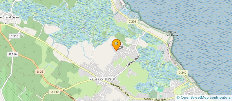 localisation de l'entreprise MONSIEUR BERNARD CHAILLOLEAU  LE CHATEAU D'OLERON