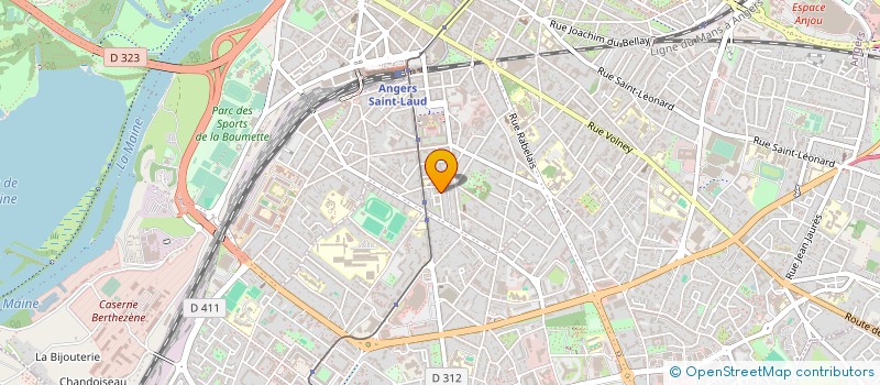 localisation de l'entreprise MONSIEUR BERNARD CHALLET à ANGERS