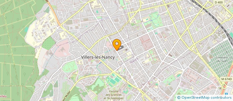 localisation de l'entreprise MONSIEUR BERNARD CHALMEY  VILLERS-LES-NANCY