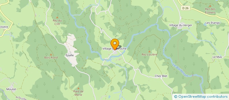 localisation de l'entreprise MONSIEUR BERNARD CHAMBONNIERE  ARFEUILLES