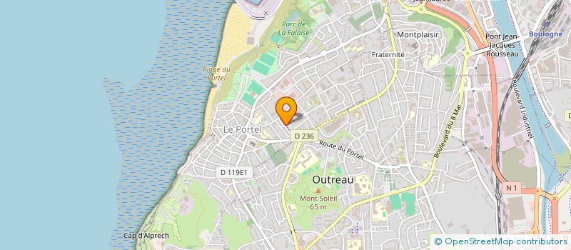 localisation de l'entreprise MONSIEUR BERNARD CHAMOIN  LE PORTEL