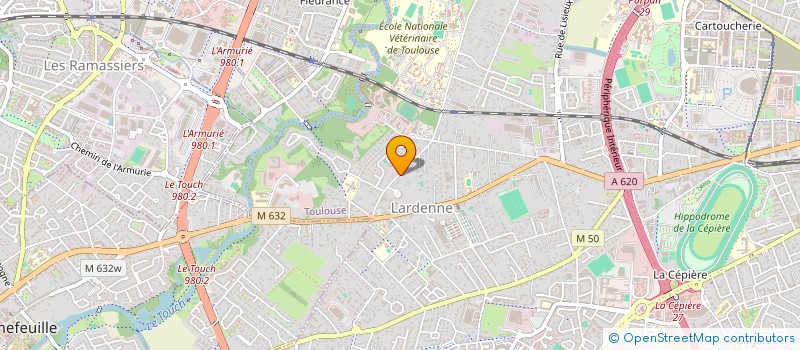 localisation de l'entreprise MONSIEUR BERNARD CHANCHUS  TOULOUSE