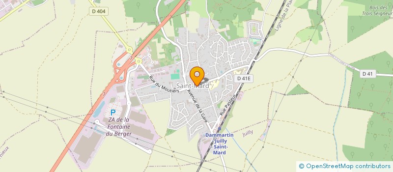 localisation de l'entreprise MONSIEUR BERNARD CHAPELIN  SAINT-MARD