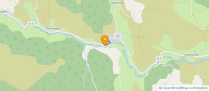 localisation de l'entreprise MONSIEUR BERNARD CHAPTAL  MONT LOZERE ET GOULET