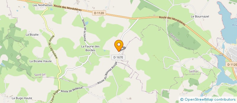 localisation de l'entreprise MONSIEUR BERNARD CHARBONNEL  SAINT-CLEMENT