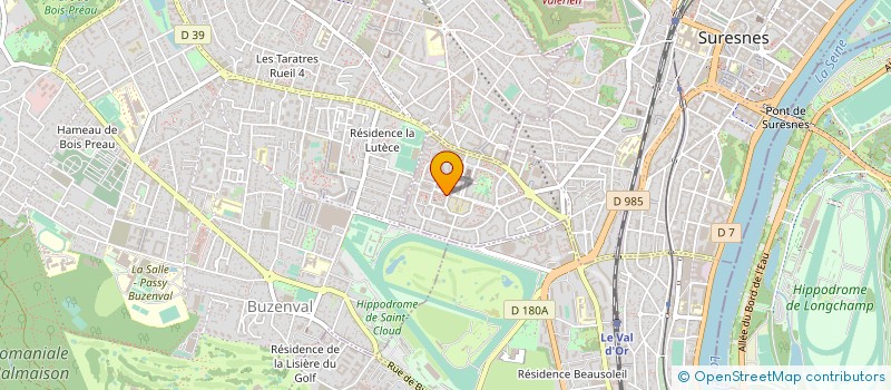 localisation de l'entreprise MONSIEUR BERNARD CHARLES REGNIER à SURESNES