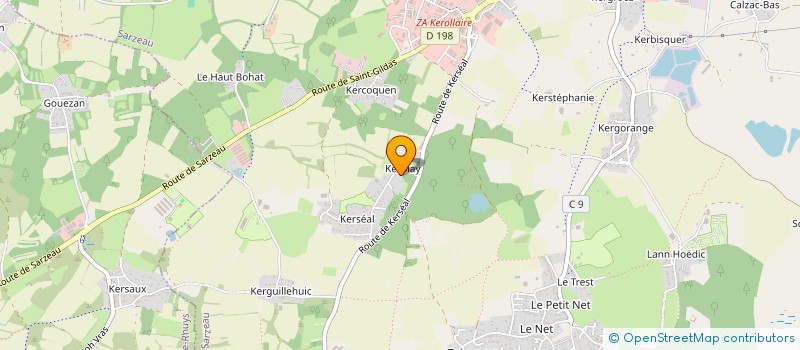 localisation de l'entreprise MONSIEUR BERNARD CHASSIGNOL  SARZEAU