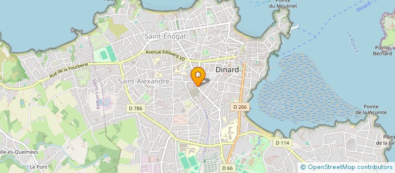 localisation de l'entreprise MONSIEUR BERNARD CHAUVEAU  DINARD