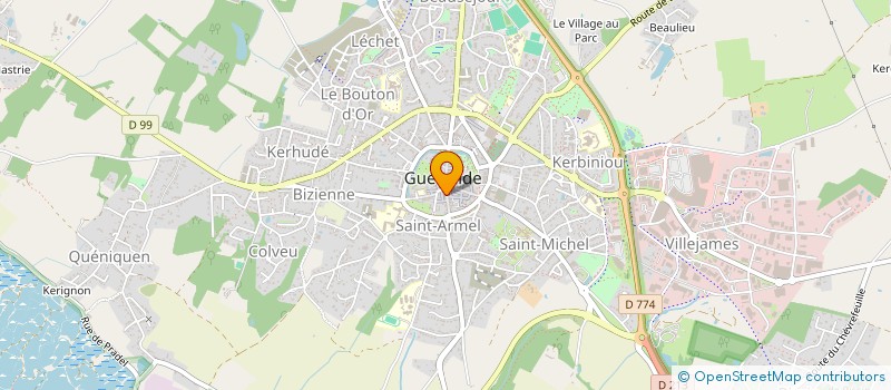 localisation de l'entreprise MONSIEUR BERNARD CHEDEMOIS à GUERANDE