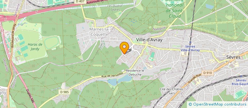 localisation de l'entreprise MONSIEUR BERNARD CHEDIN à VILLE-D'AVRAY