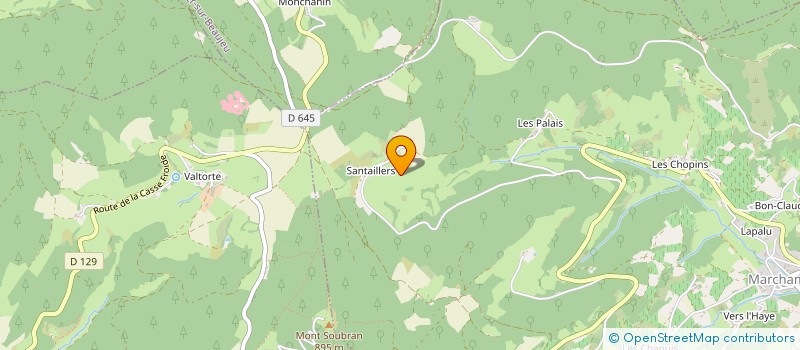 localisation de l'entreprise MONSIEUR BERNARD CHEMARIN  MARCHAMPT