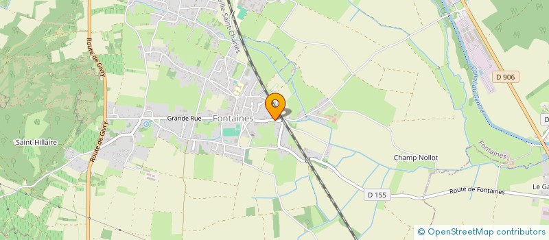 localisation de l'entreprise MONSIEUR BERNARD CHEMORIN  FONTAINES