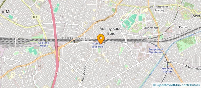 localisation de l'entreprise MONSIEUR BERNARD CHEMOUNY à AULNAY-SOUS-BOIS