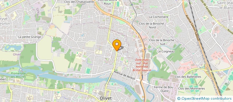 localisation de l'entreprise MONSIEUR BERNARD CHENAULT à OLIVET