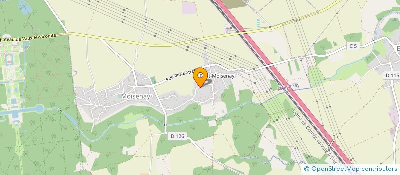 localisation de l'entreprise MONSIEUR BERNARD CHEREAU  MOISENAY